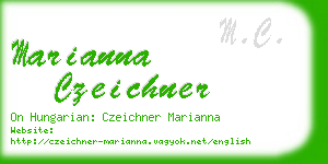 marianna czeichner business card